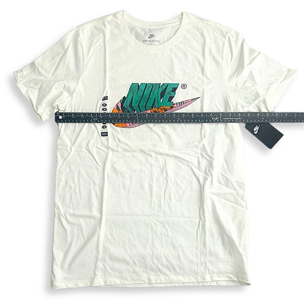 Nike Miami South Beach Tropical Floral Graphic Logo Shirt Medium - Picture 8 of 13